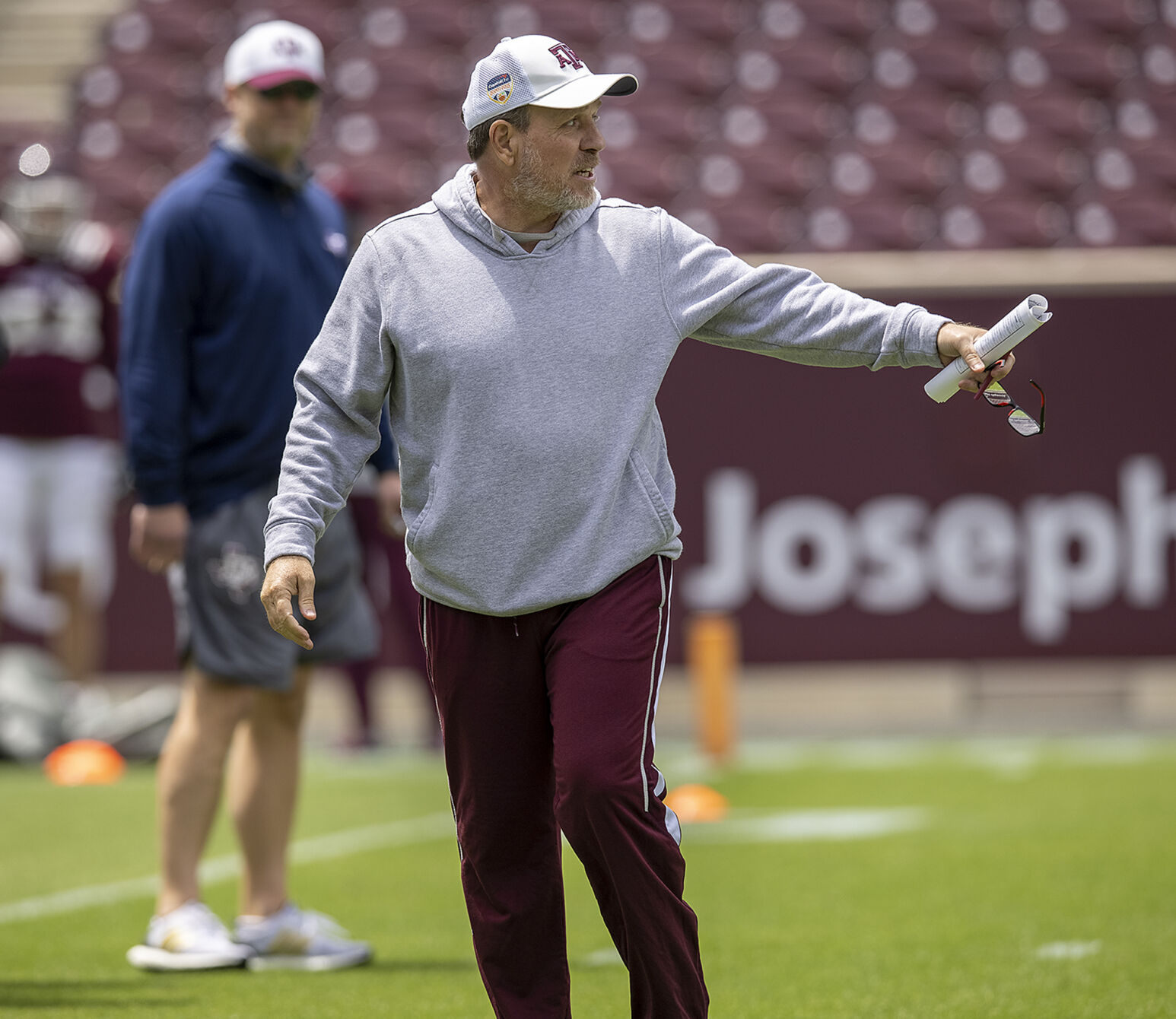 Spring football practice